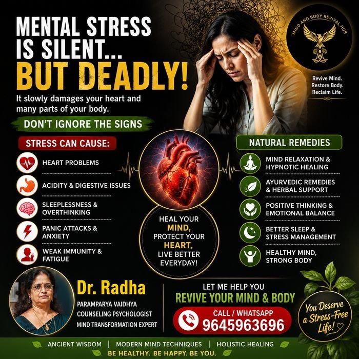 Mental Stress Is Silent... But Deadly